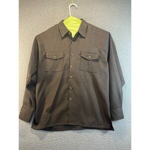 Bagazio Dress Shirt  men's ‎ Size Large Brown Business Preppy Casual